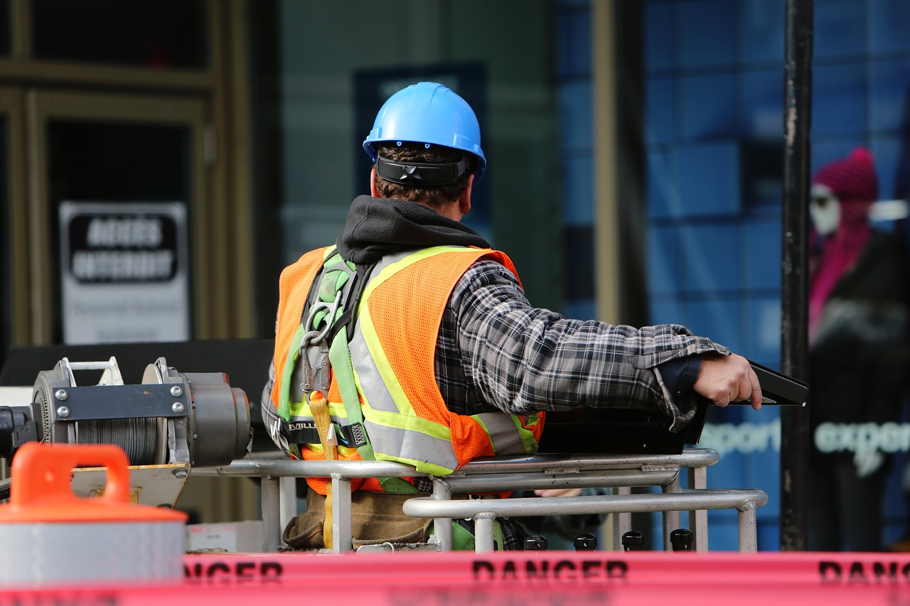 Baustellenbewachung Security auf der Baustelle